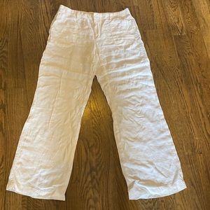 Linen See Through Pants